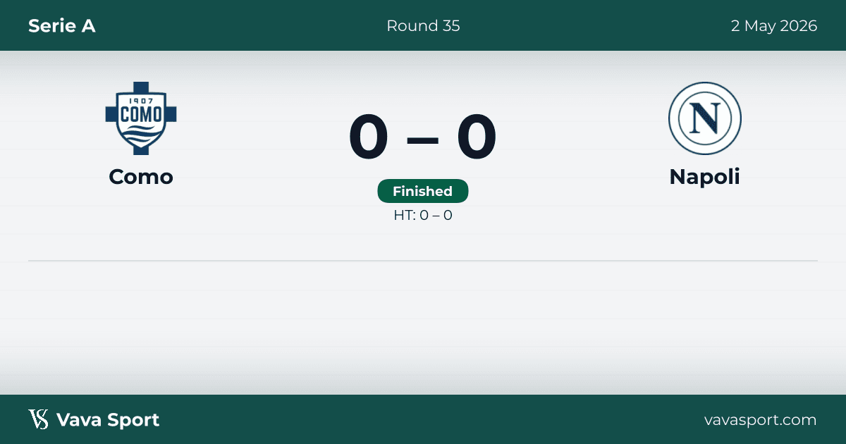 Como 0–0 Napoli
